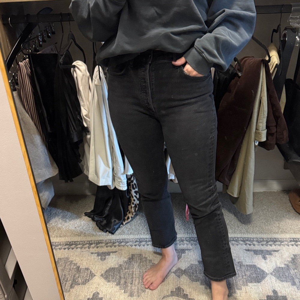 Agolde Riley jeans in black